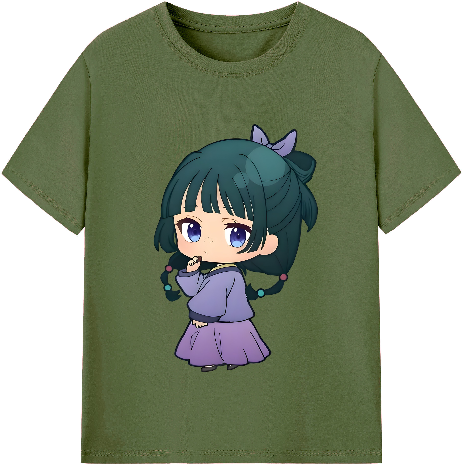 （画像用） 薬屋のひとりごと The Apothecary Diaries 綿100％半袖Tシャツ（フロントプリント）